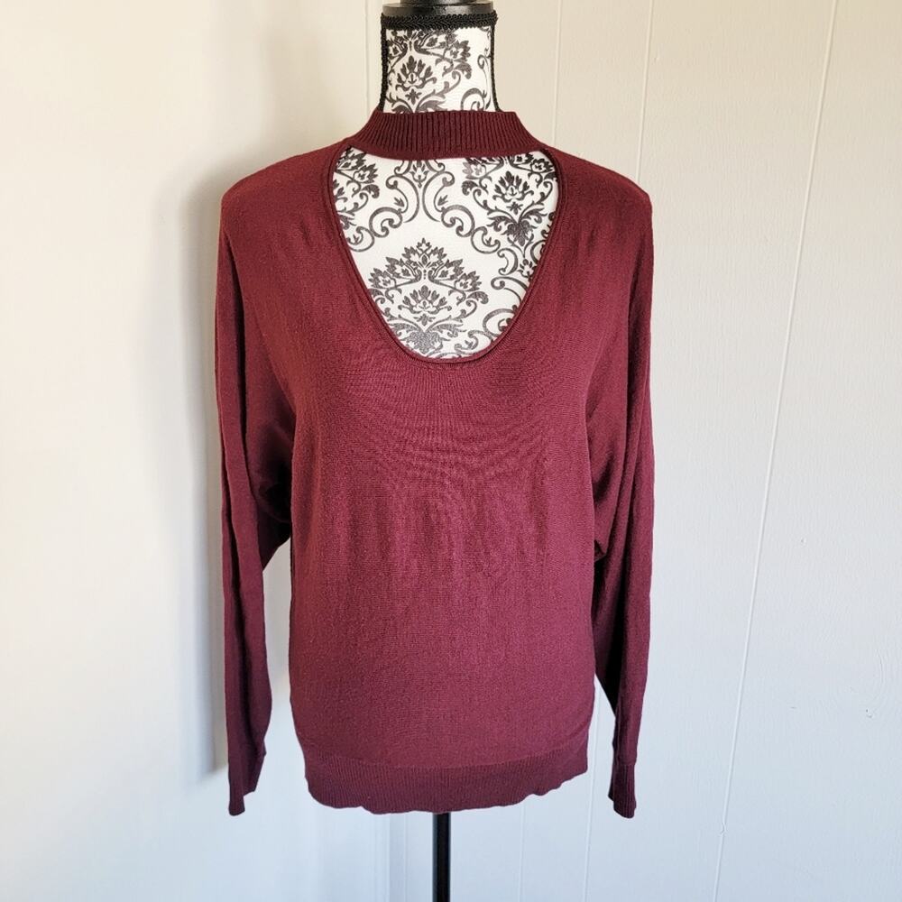 Splendid Front Cutout Drop Sleeve Top
